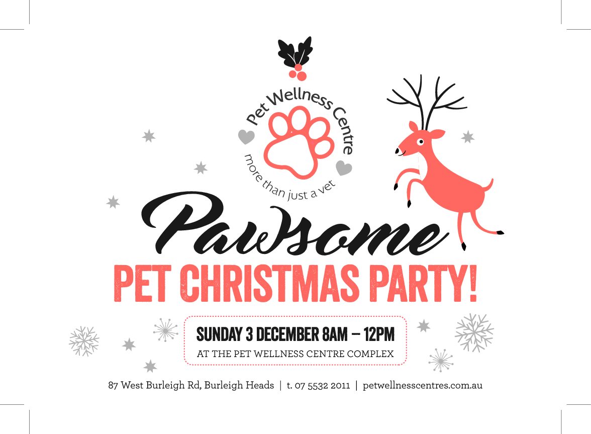 We’re having a Pawsome Pet Christmas Party!!